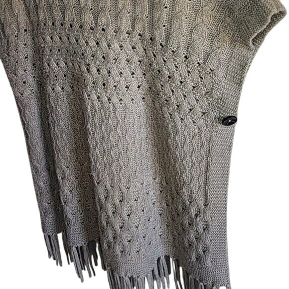 Autum Cashmere Poncho Pullover Cowl Neck Sweater OS - Picture 4 of 6